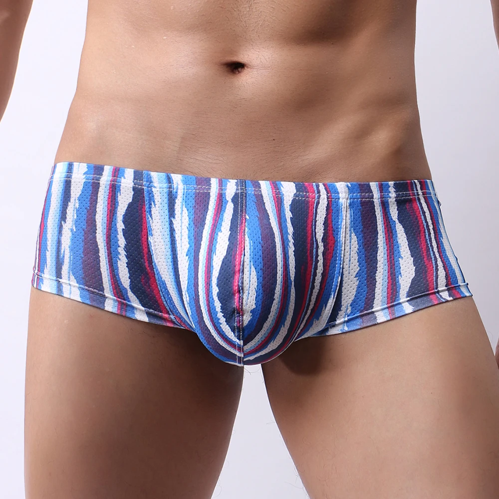 

Men's Sexy Lingerie Low Rise Underwear Briefs Breathable Bikini Underpants G-string Thong For Man T-back