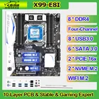 Материнская плата JINGSHA X99, mATX, Intel X99, LGA 2011 V3, DDR4