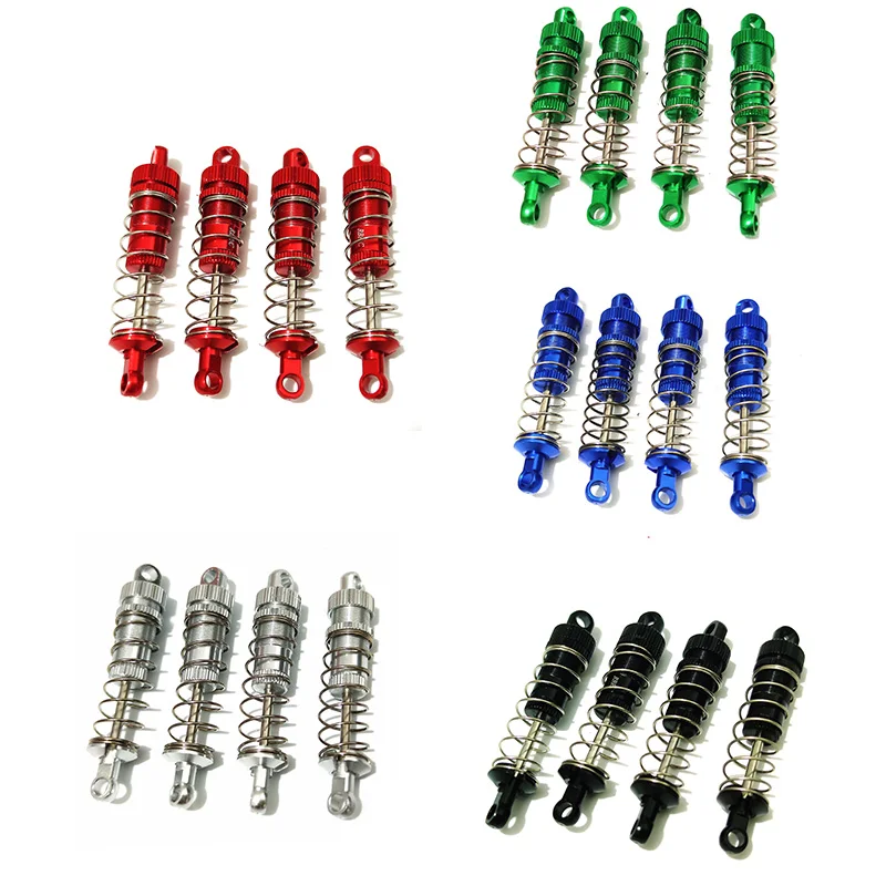 

4 шт. металлический передний, задний Амортизатор для WPL C14 C24 MN общего назначения D90 MN45 HS 18301 Wltoys A959 K929 Rc автомобиль обновления