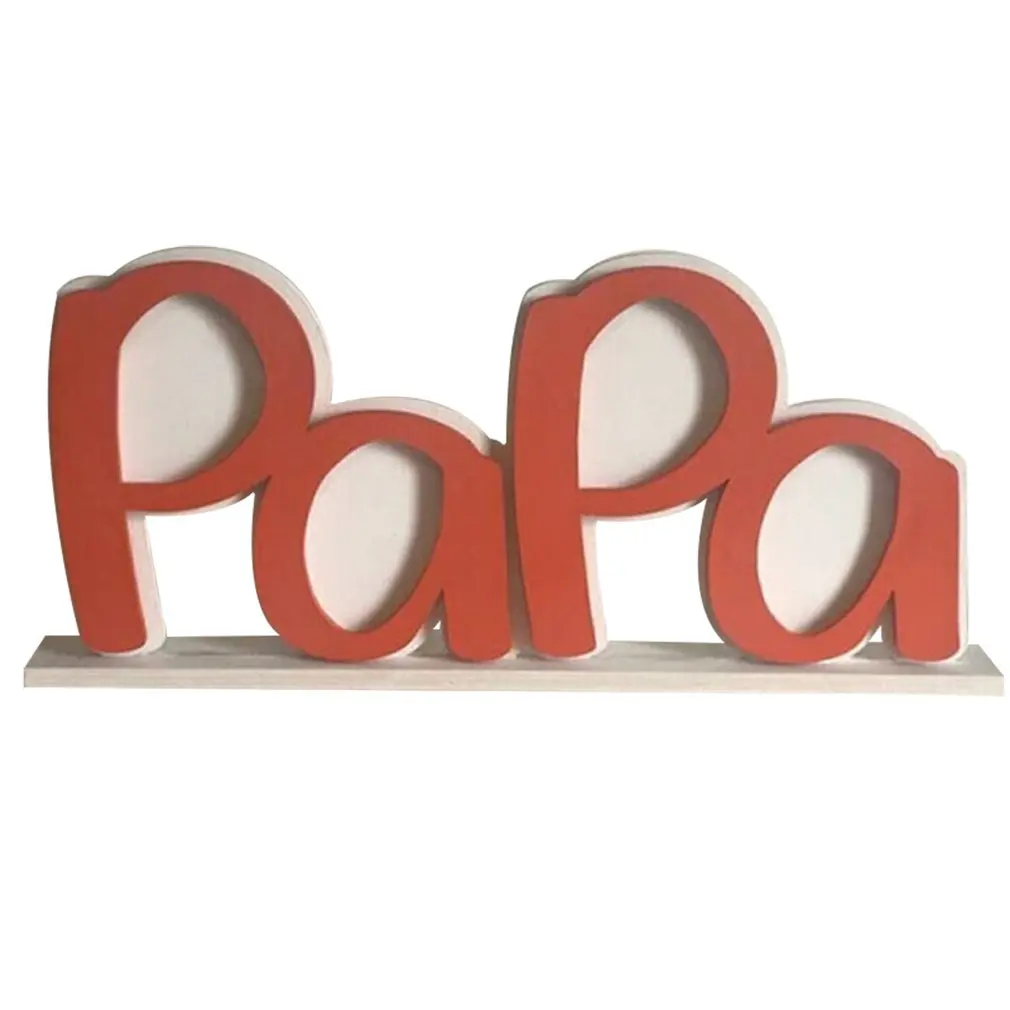 

PAPA Father's Day Photo Creative Frame High-end Handmade Products Alphabet Acrylic Durable Photo Frame
