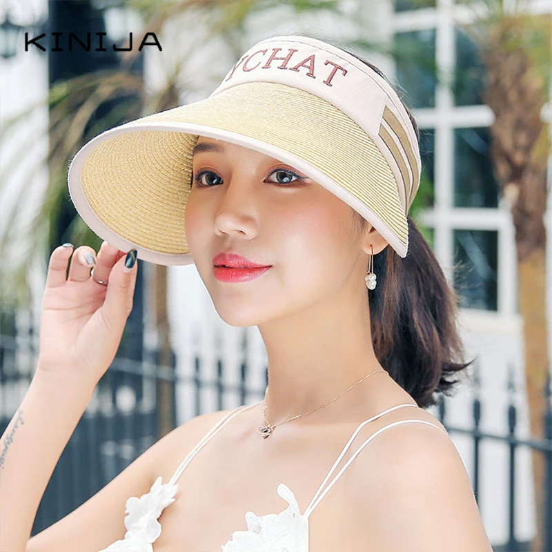 Летняя Складная соломенная шляпа от солнца с широкими большими полями пляжная