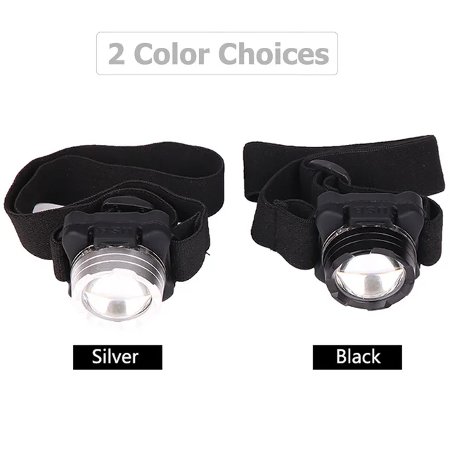 Brightest Headlamp USB Headlight COB LED Head Lamp Rechargeable Head Light Waterproof with Built-in Battery White Red Lighting