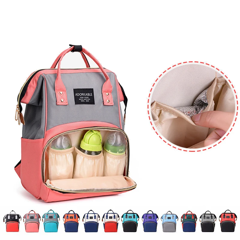 Сумка для детских подгузников сумки колясок большая емкость водонепроницаемый