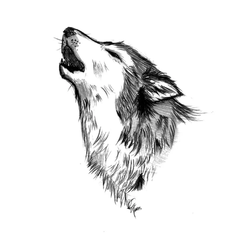 

Car Sticker Motorcycle Sticker Funny Wolf Sticker PVC Waterproof Sunscreen Decals 11.1cm * 13.8cm