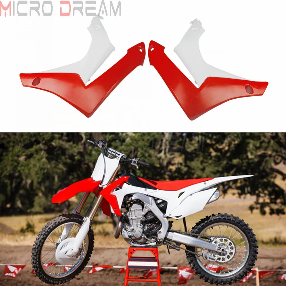 For CRF 250R 450R Dirt Bike Motocross Bodywork Front Radiator Shrouds Fairing Cover Honda CRF450R 2013-2016 CRF250R 14-17 | Автомобили и