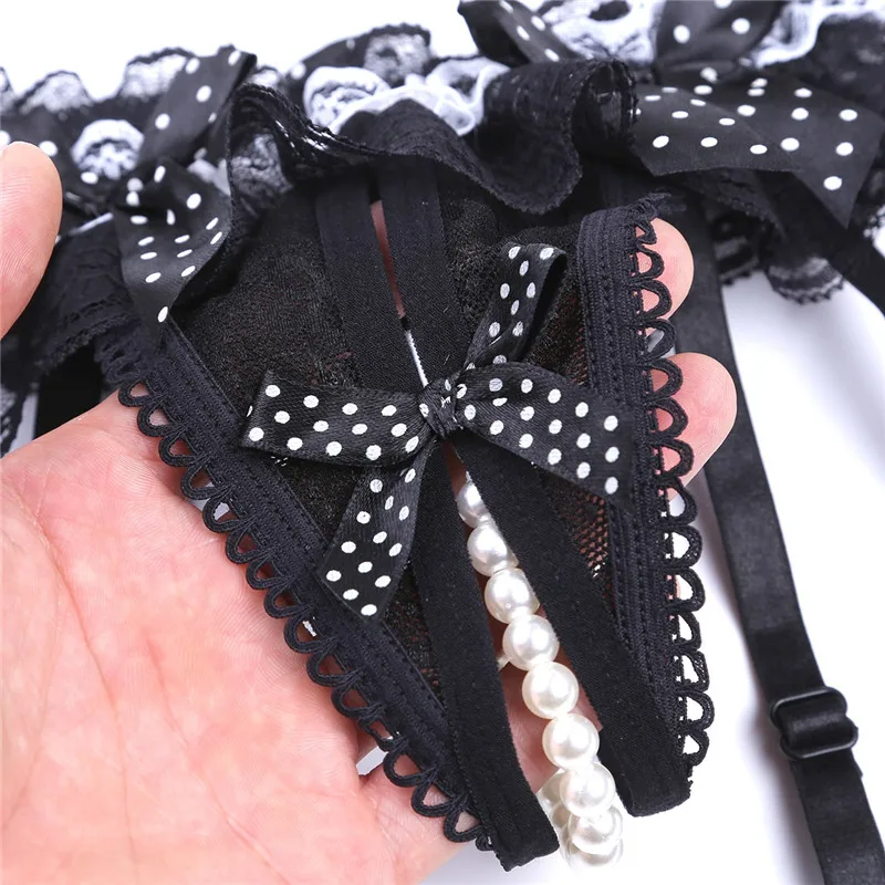 Женское сексуальное женское нижнее белье с вырезами открытой спиной рюшами