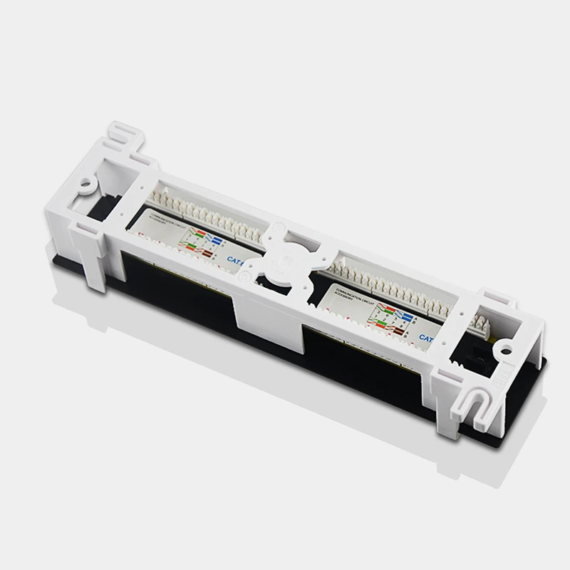 Сетевая коммутационная панель CAT6 на 12 портов сетевое настенное крепление RJ45