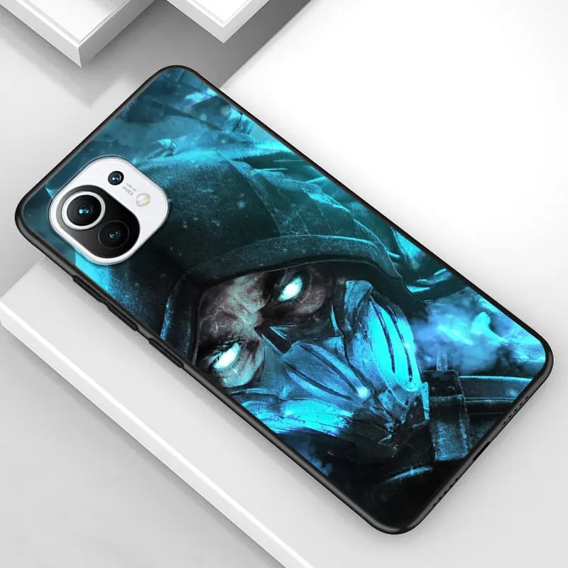 

Mortal Kombat for Xiaomi Mi 11 10T Note 10 Ultra 5G 9 9T SE 8 A3 A2 A1 6X Pro Play F1 Lite 5G Black Phone Case