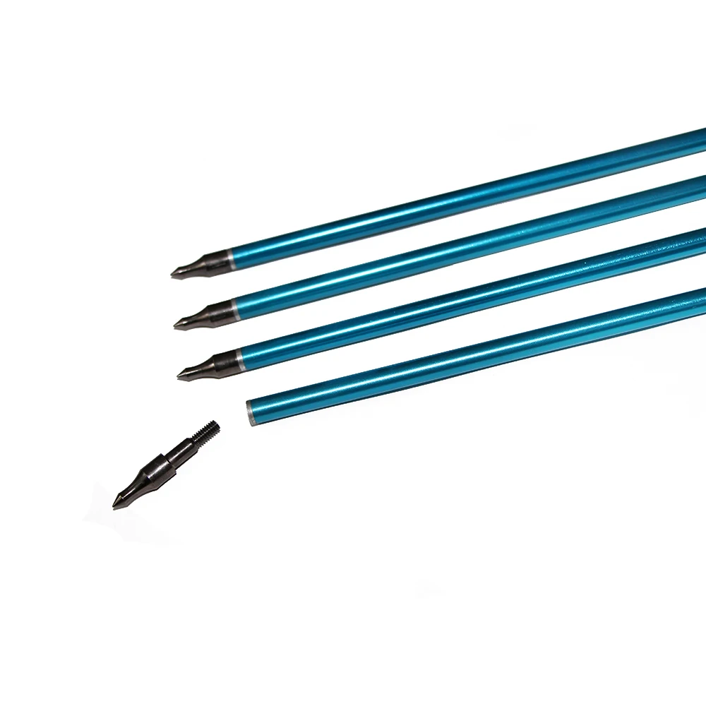 

Aluminum Alloy Archery Arrows ID 6.4mm Hunting and Targeting Practice Arrows for Compound /Recurve Bow with Removable Tips