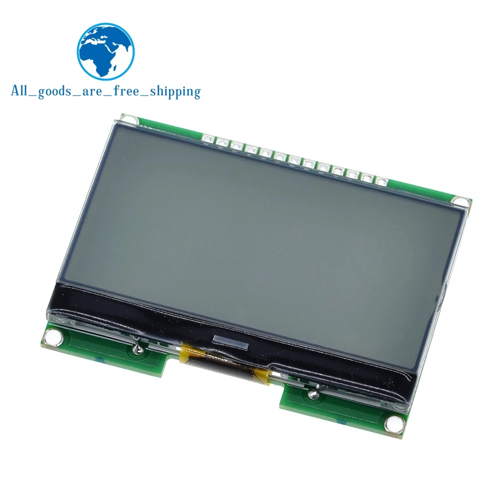 TZT lcd 12864 12864-06D, 12864, lcd модуль, COG, с китайским шрифтом, матричный экран, SPI интерфейс