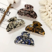 new style hot sale acrylic hairpin plate hair ponytail clip grabbing clip imitation acetate hairpin headdress hair accessories