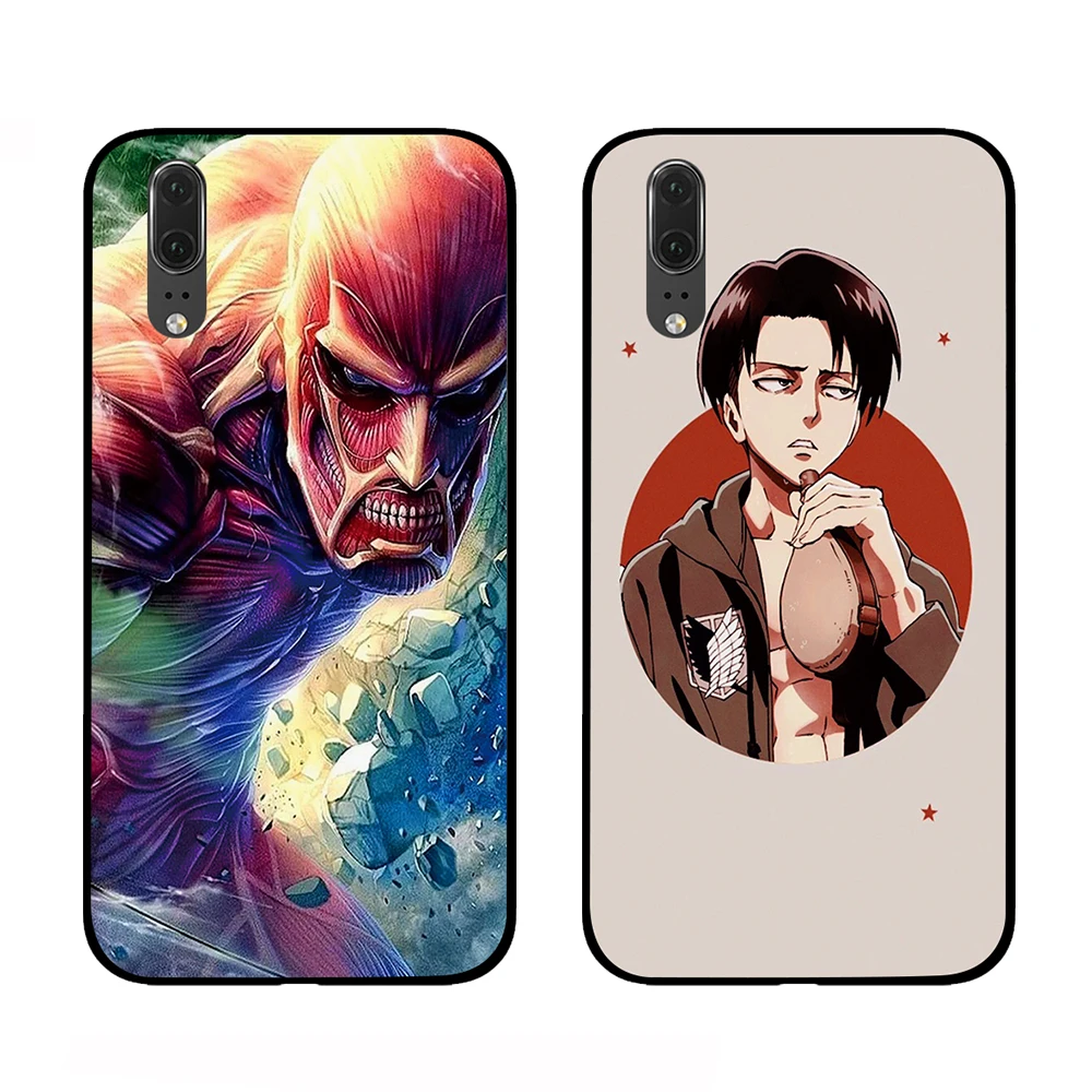 Attack on Titan For Huawei Honor V9 V10 8 9 10 8X 5A 7A 5X Play Lite TPU Phone Cases Cover | Мобильные телефоны и