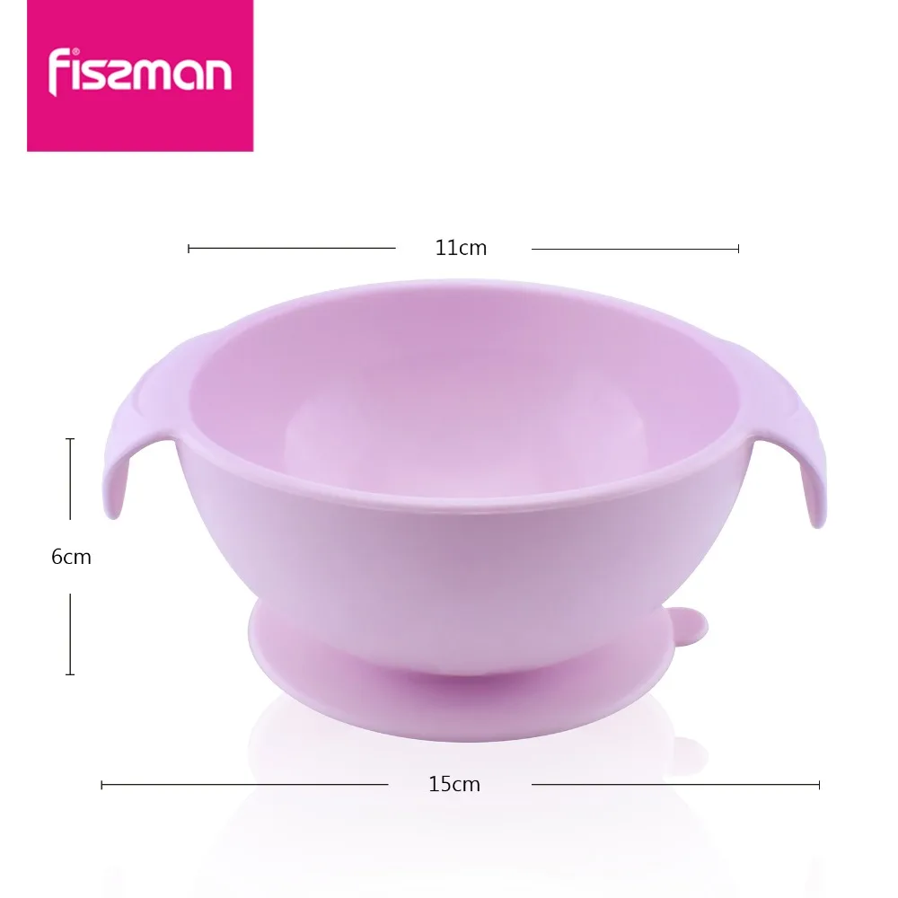 Детская посуда FISSMAN миска для кормления 320 мл 100% пищевые силиконовые миски | Дом и