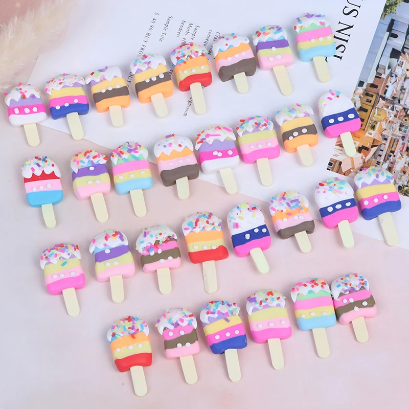 6 шт. миниатюрный полимерный слайм для мороженого глина моделирования DIY модели