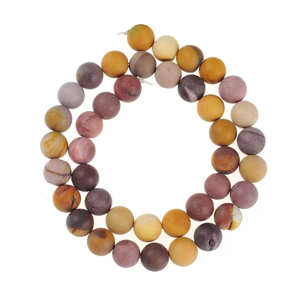 mookaite jasper Черный матовый оникс Ляпис розовый КВАРЦЕВЫЙ и из натурального камня бусины для самостоятельного изготовления ювелирных изделий браслет 4 6 8 10 12 мм Прямая поставка - Цвет: mookaite jasper