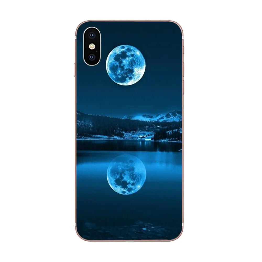 Мягкий Новый Стиль Стрекоза на полнолуние парк S для Apple iPhone 11 Pro X XS Max XR 4 4S 5 5C 5S SE SE2 6