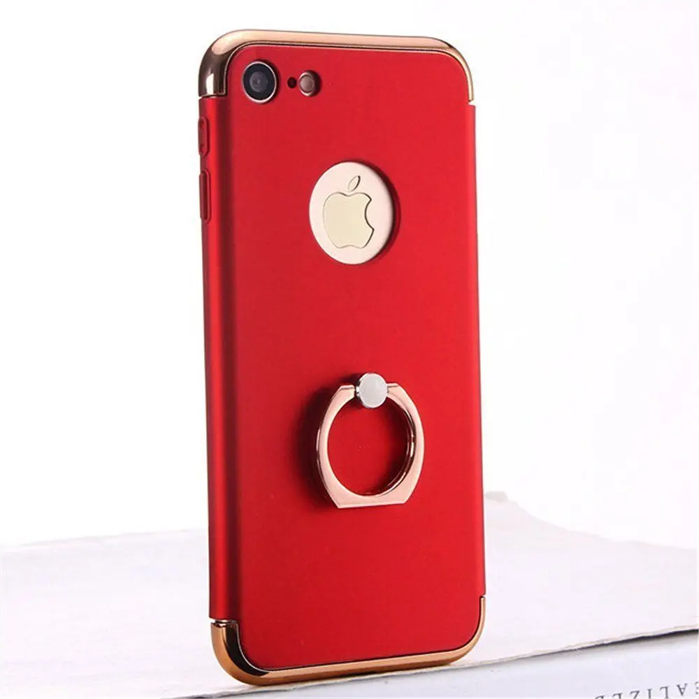 Ультратонкий чехол красного цвета с кольцом для iPhone 6S/6|Подставки и держатели| |
