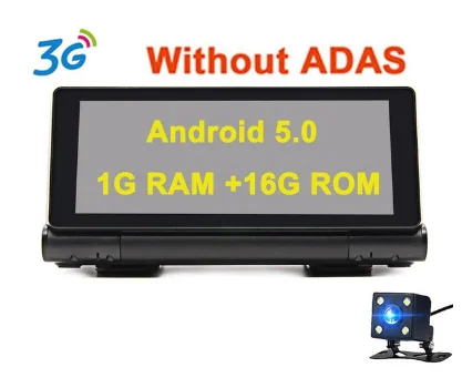 Anfilite 7 дюймов 4G ADAS Автомобильные видеорегистраторы камера Dash Cam Full HD 1080P рекордер видео регистратор ночное видение автомобиля gps видеорегистратор - Название цвета: 3G Without ADAS