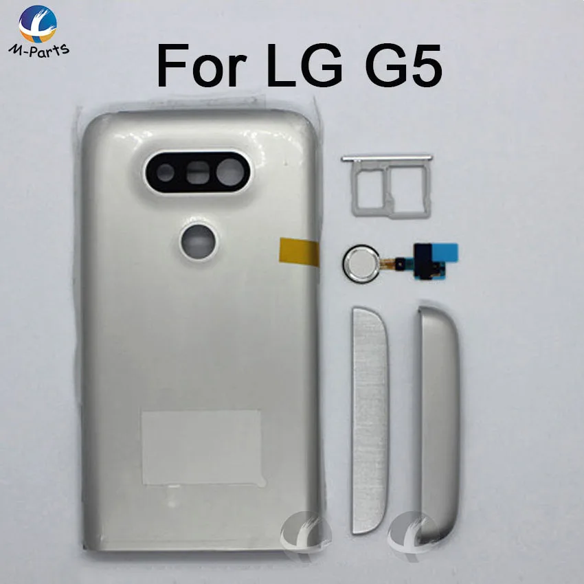 Оригинальная задняя металлическая крышка корпуса для LG G5 F700 H850 H860N LS992 H830 задняя крышка батарейного отсека+ Датчик Flex+ слот для sim-карты