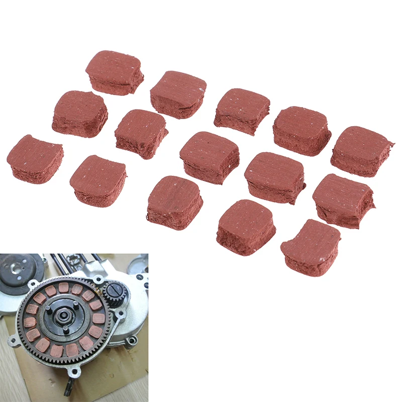 

High quality 15Pcs Clutch Pads FOR 49cc 66cc 80cc 2 Stroke Bicycle Motorized Engine Bike