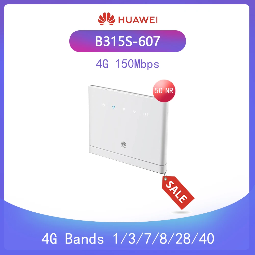    Huawei B315s-607 LTE FDD 700/900/1800/2100  TDD2300Mhz 4g VOIP- + 2 