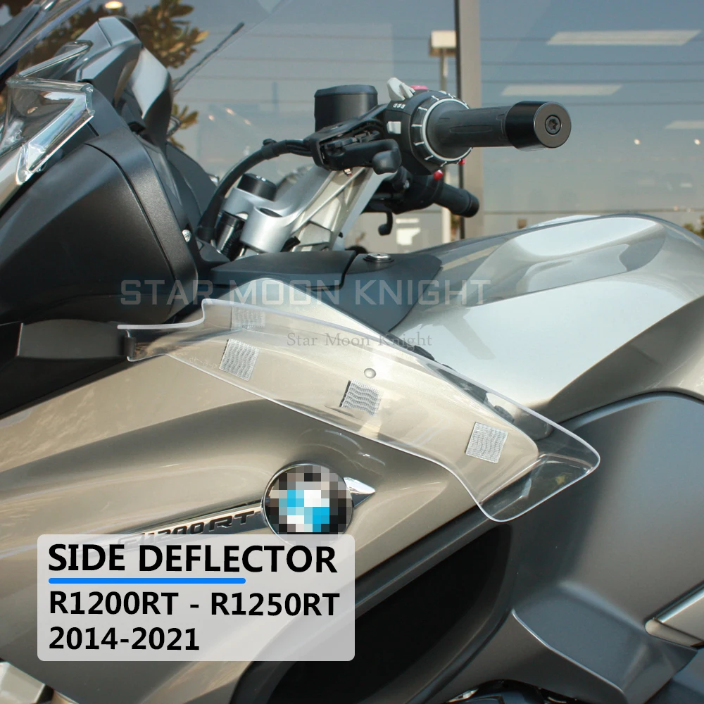 

NEW Motorcycle Side Deflector Windshield Windscreen Knee pads Wind Deflector Fit For BMW R1200RT R1250RT R 1250 RT 2014 - 2021