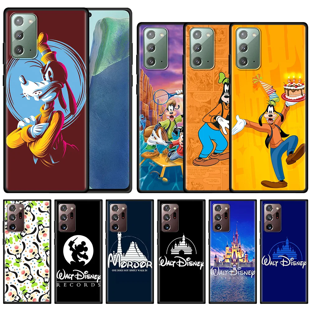 

Funda For Samsung Note 9 10 20 Case for Galaxy M21 M31 M31s M51 A02s A11 A12 Coque Silicon Capa Disney Logo And Goofy