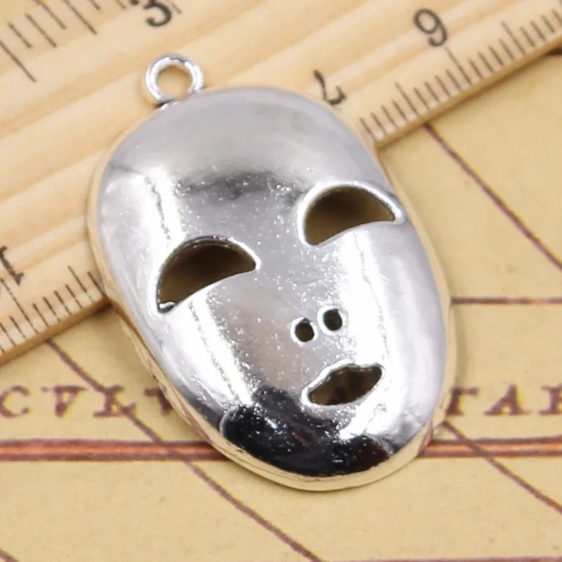 8 шт. подвески для вечевечерние искусственная Бриллиантовая маска 40 х2 6 мм