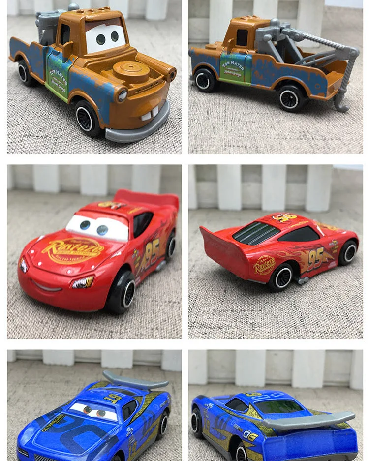 Дисней Pixar тачки 3 фигурка игрушка Джексон шторм Круз матер металлические фигурки из сплава металла Модель автомобиля игрушки Детские Мальчики Рождественский подарок на день рождения