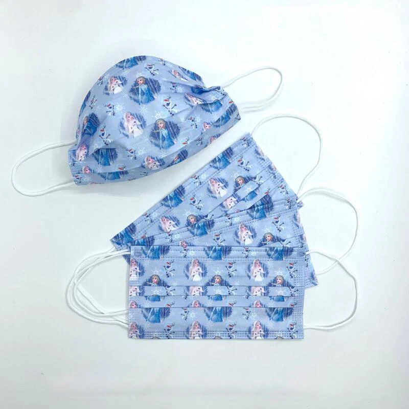 Мультяшная детская маска с принтом Aisha Замороженная Принцесса маски для лица