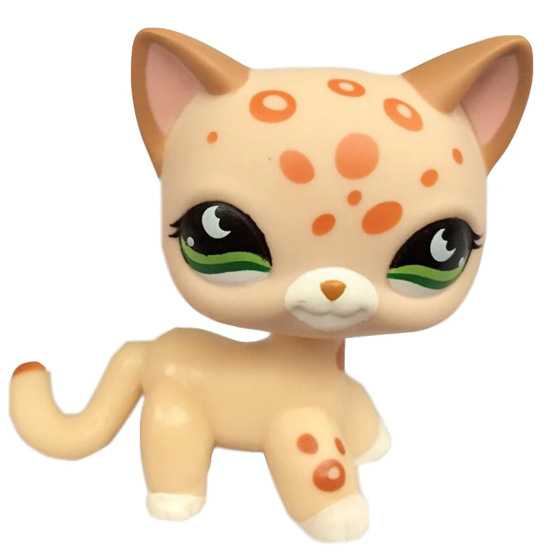 LPS старый Pet Shop игрушки стоят короткие волосы кошка оригинальный лиса милый щенок