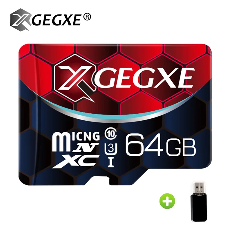 Карта памяти XGEGXE MicroSD 64 ГБ 8 16 32 128 карта Micro SD C10 TF флеш накопитель для