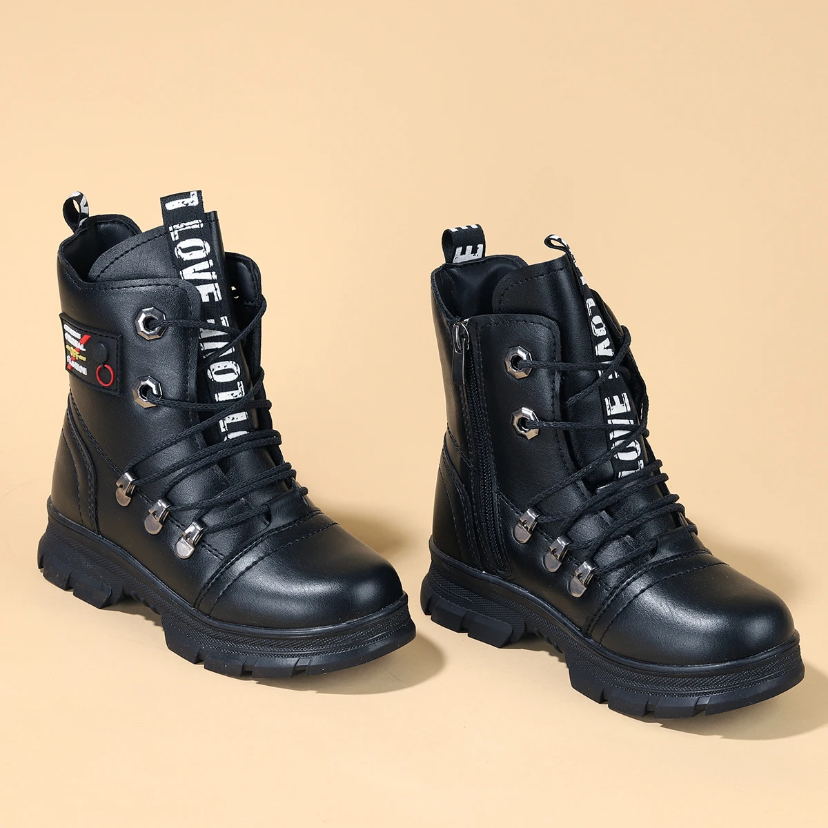 Зимние теплые пушистые женские ботинки Kiko In TWG 7015 детская обувь |