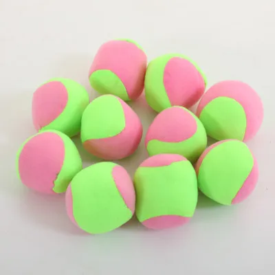 Детские игры Dodge Sticky Ball Target жилет Дротика игры дети на открытом воздухе игрушки для детей Kindergarden дети готовы - Цвет: 10Pcs Ball