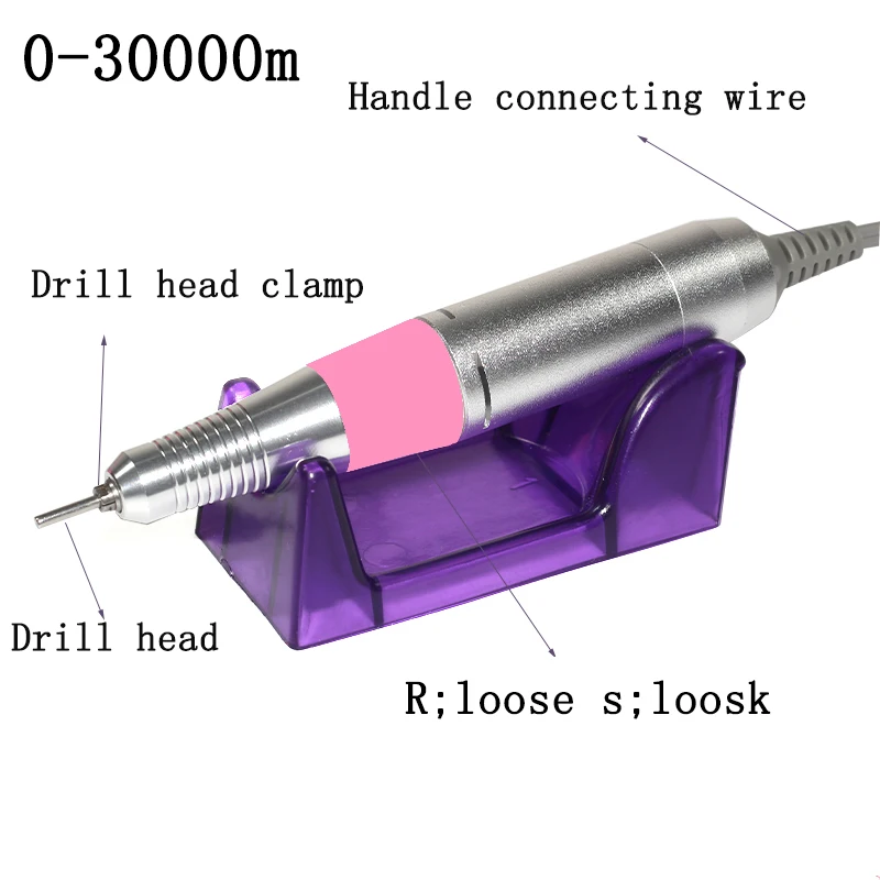 30000 об./мин Профессиональный аппарат для маникюра педикюра набор электрическая