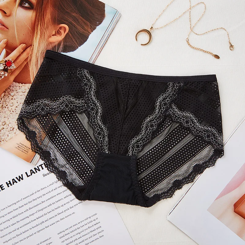 Новые кружевные трусики с вырезами сексуальное прозрачное дамское нижнее белье
