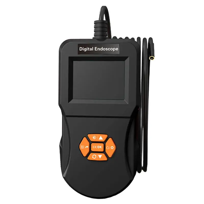 

Портативный Экран Фото Видео Промышленный Канал многофункциональная ручная змеиная трубка для дома и офиса (черный, с 5 метровым жестким пр...