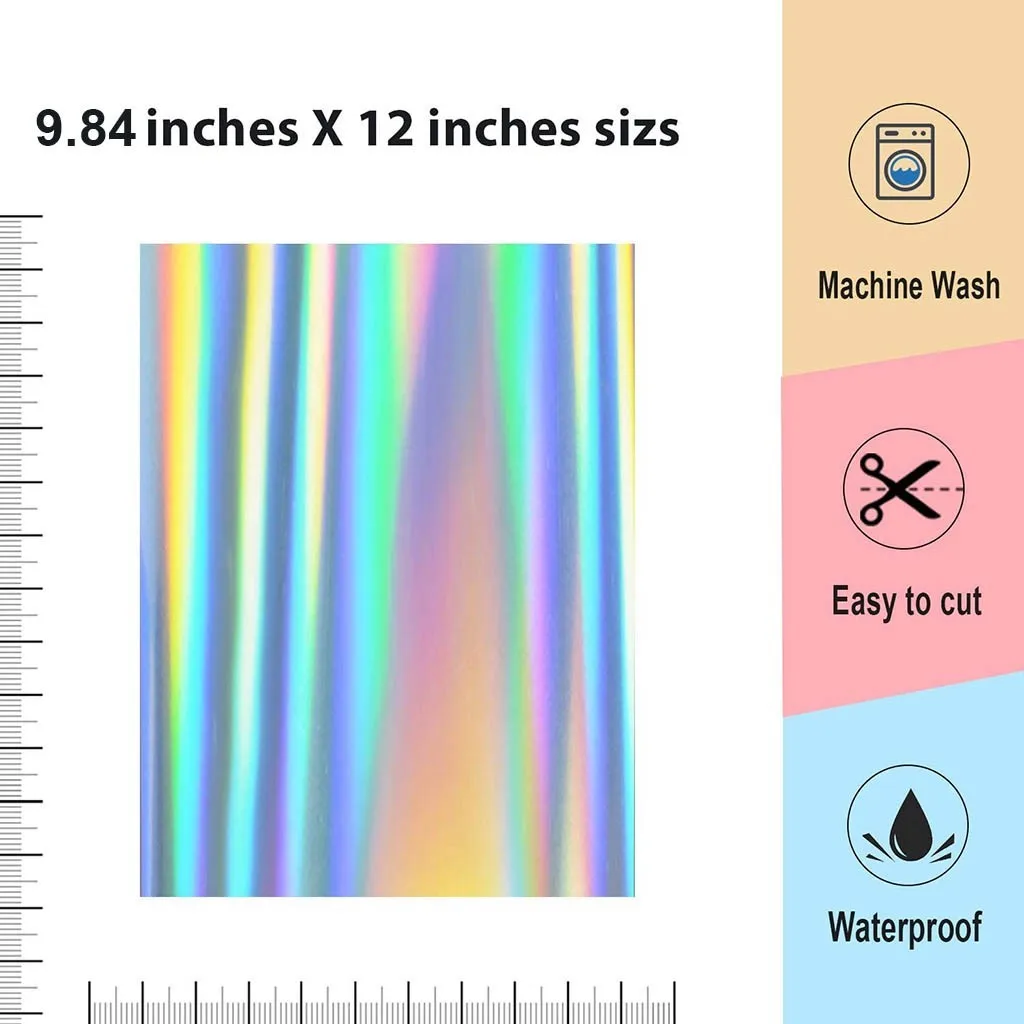 4 Roll Vinyl Heat Transfer Iron On DIY Garment Film Silhouette Paper Art | Дом и сад