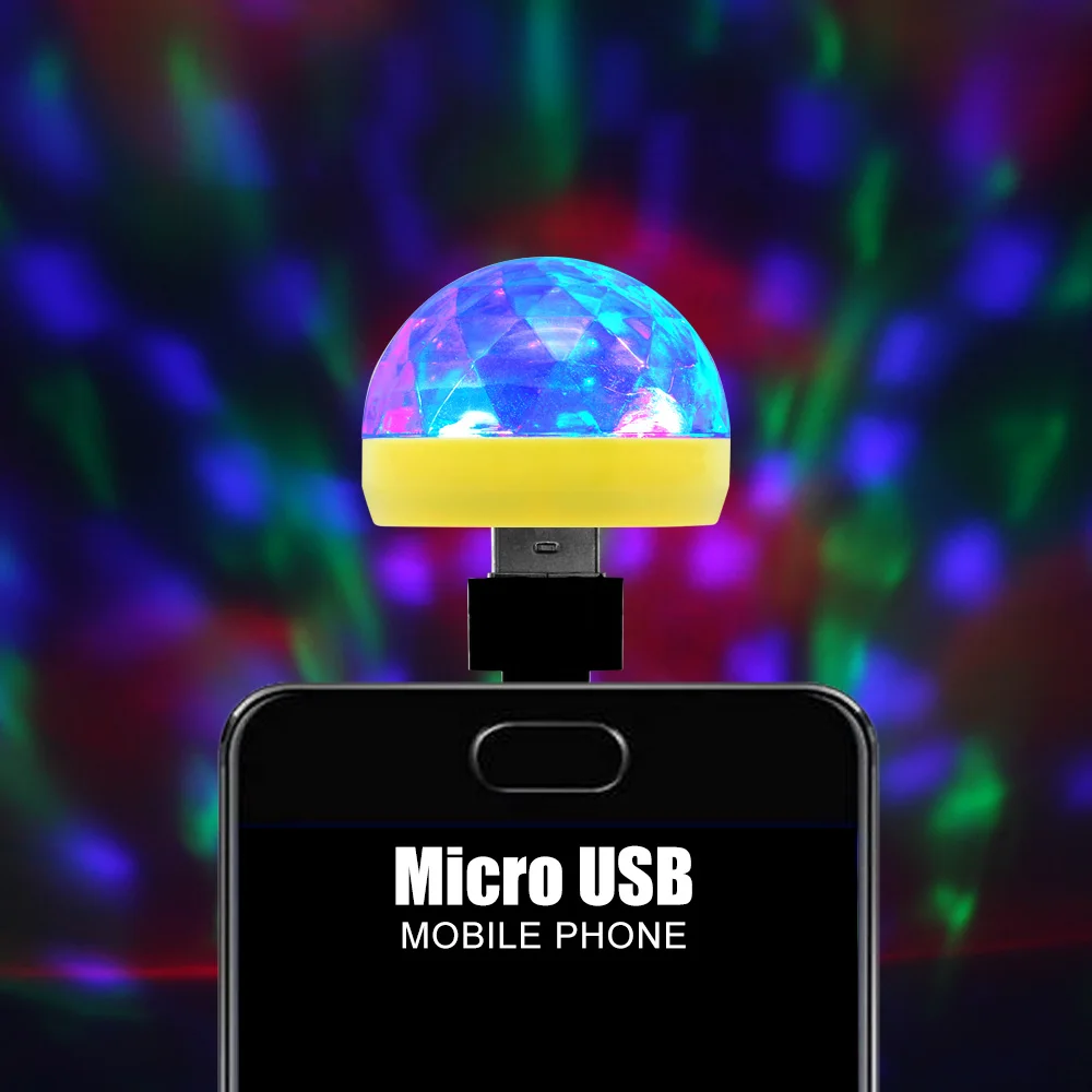 ANBLUB Mini Magic RGB LED ночники Micro USB Шариковые сценические лампы для клубов дискотек