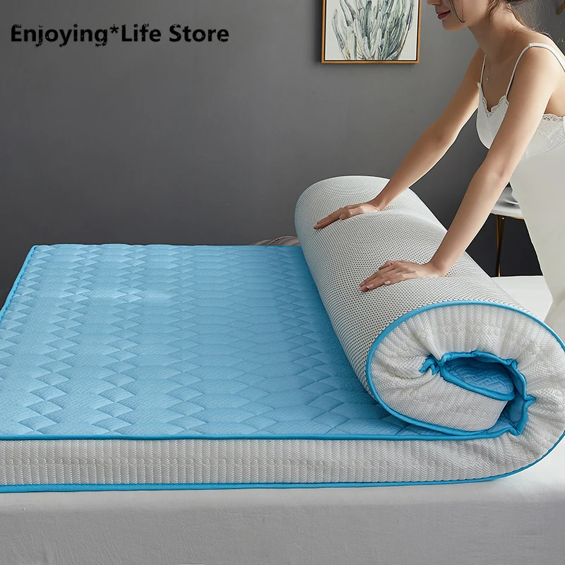 

Queen Bed Thickened 6.5cm and 10cm Tatami Foam Mattress 1.5m Bed 1.8m Double Bed Upholstered Foam Mattress