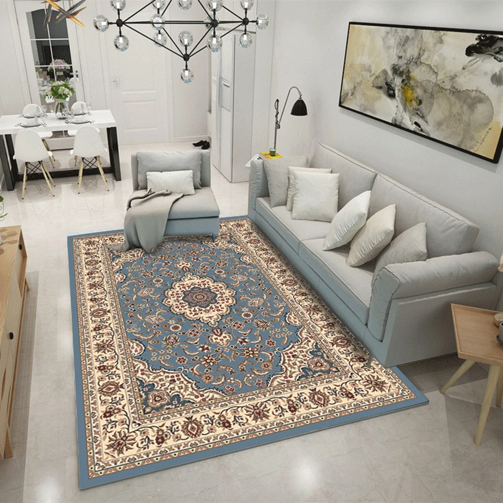 

Bohemian carpet vintage ivory tribal diamond stripe pattern area rug
