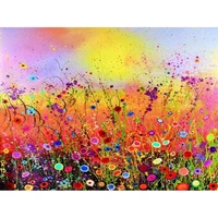 5d diy diamond painting colorful flowers cross stitch mosaic diamond embroidery flower full square drill home decoration picture