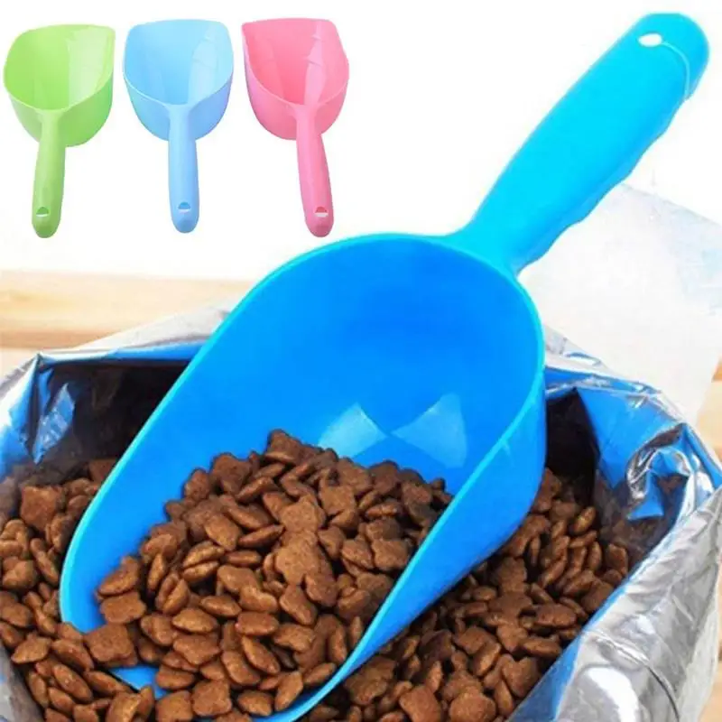

1 шт. многофункциональная милая собака кошка кормушка для пищи Лопата инструмент товары для домашних животных