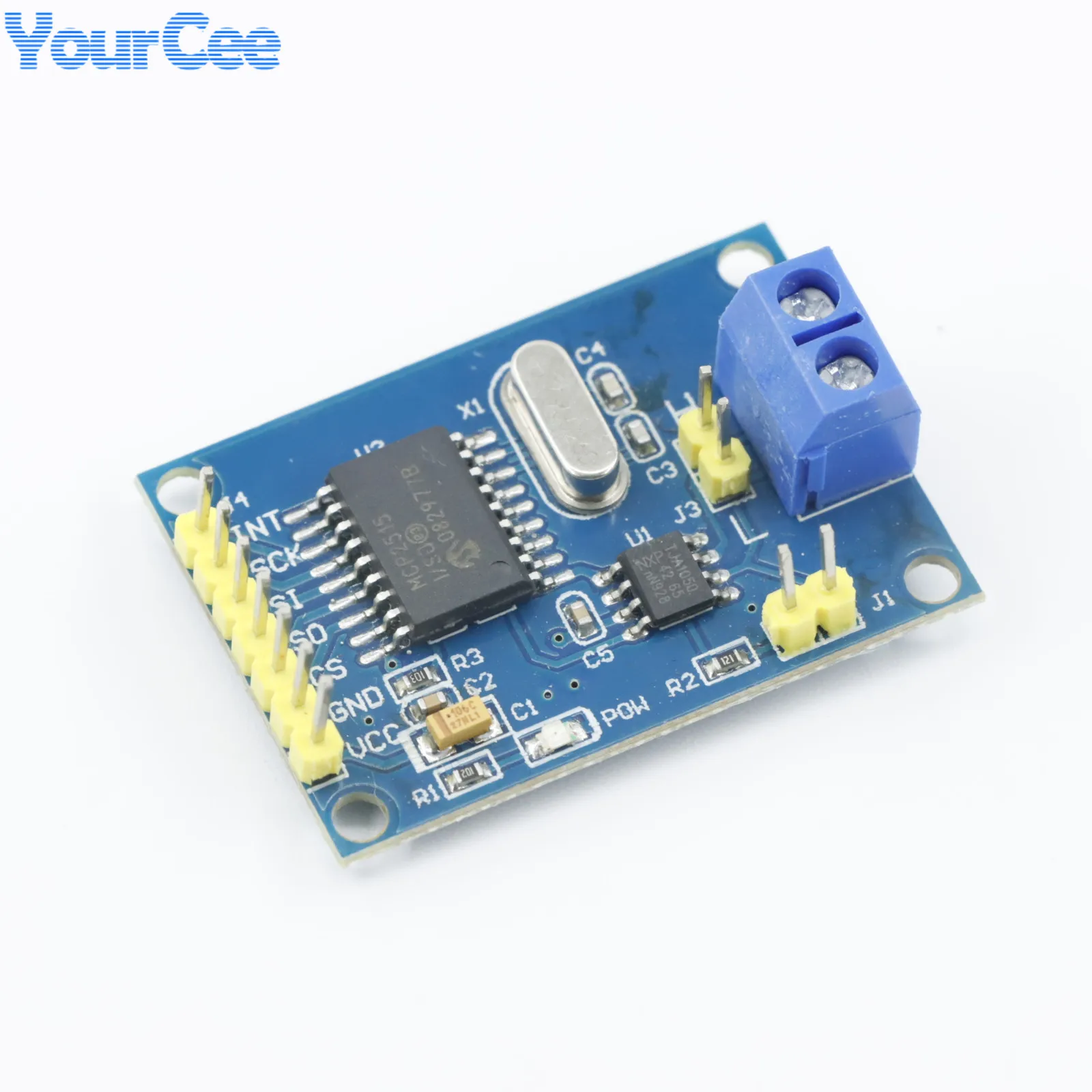 MCP2515 CAN шина Модуль платы TJA1050 приемник SPI для 51 MCU контроллер рычага | Электронные