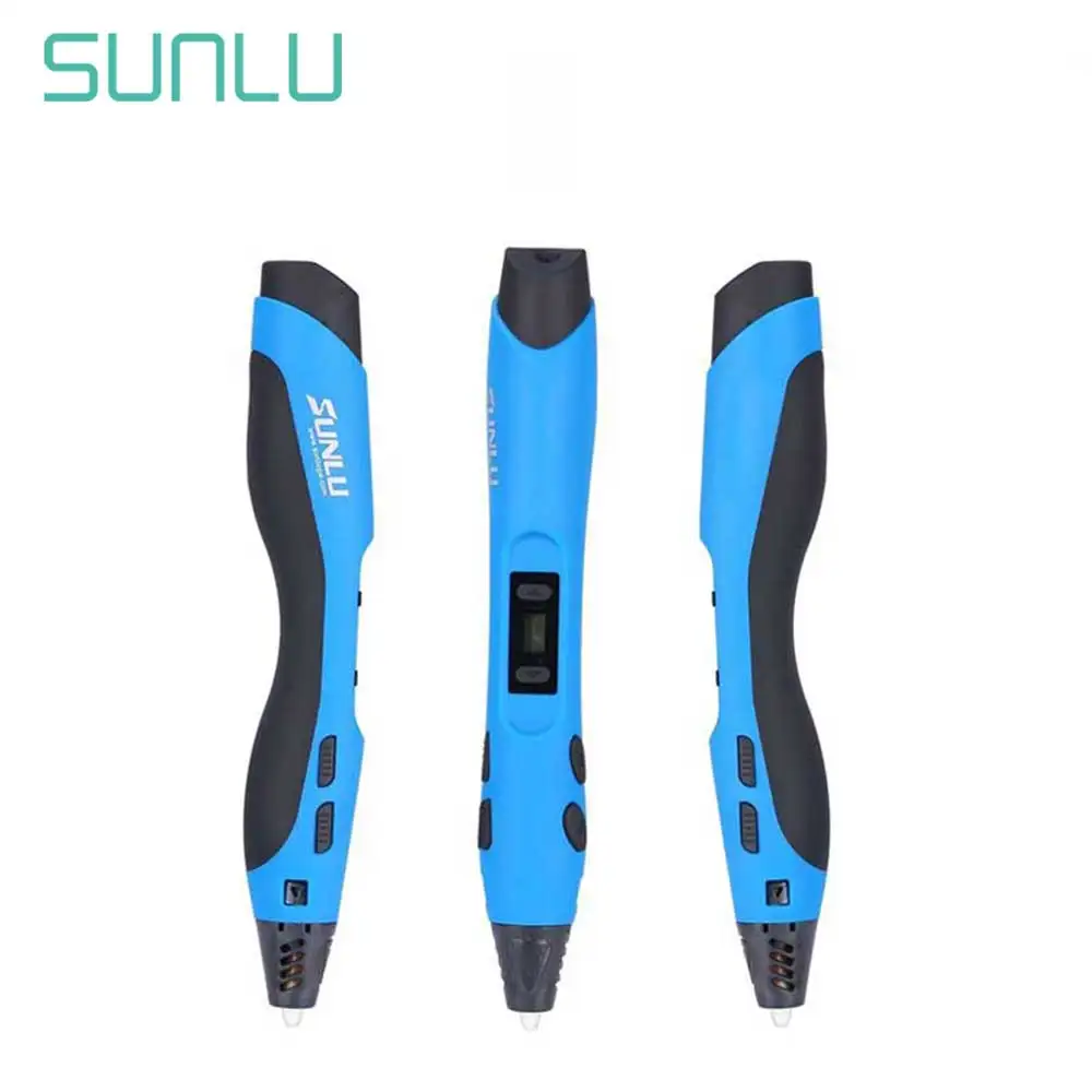 SUNLU 3D ручки для печати Поддержка 1,75 мм PLA/PLC/ABS нити Цифровой 3D Ручка для рисования для детей и взрослых DIY подарок SL-300A