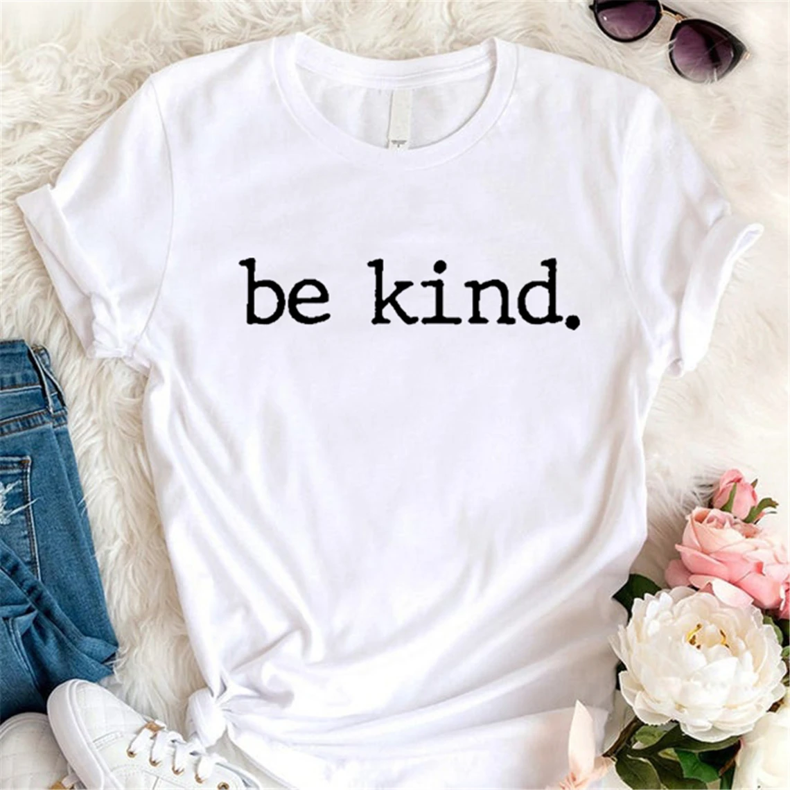 

Рубашка Be Kind, вдохновляющая Цитата о позиции, футболка с позитивной вибрацией, унисекс, рубашки с мотивационными мотивами