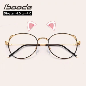 Очки iboode унисекс, круглые, в металлической оправе, с защитой от синего света, для чтения, для работы за компьютером