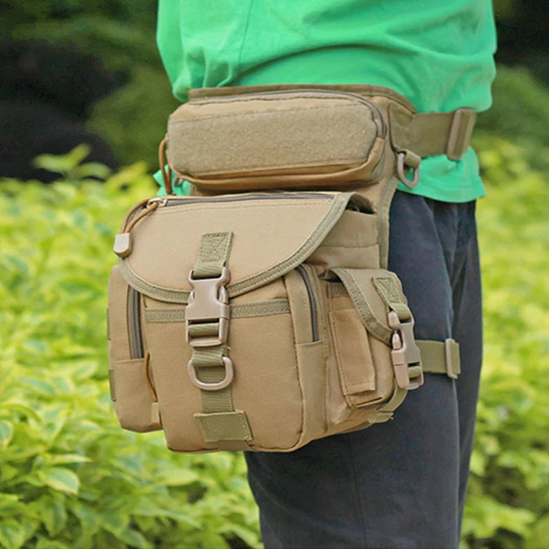 New Waterproof Waist Bag Men Women Outdoor Fishing Accessories Bag Military Pocket Hunting Tactical Leg Bag Travel Package