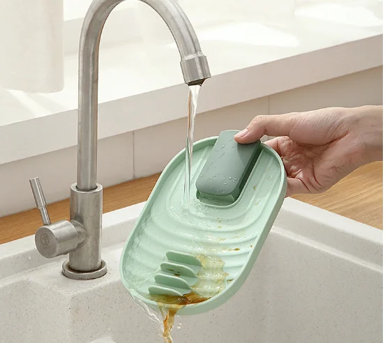 

Kitchen Pot Shovel Pot Cover Rack Household Cooking Pot Shovel Mat Kitchen Storage Rack Plastic Pot Cover Rack Towing