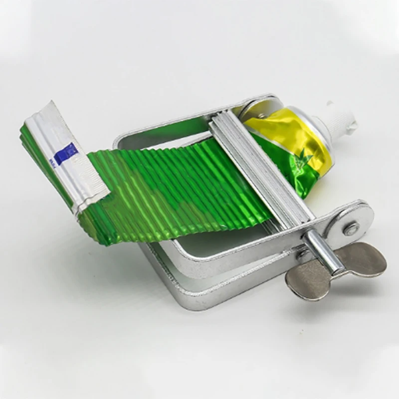 

1pcs Metal Squeezing Tools Tube Squeezer Lazy Toothpaste Dispenser Hair Color Dye Cosmetic Paint Squeezer Tube Wringer